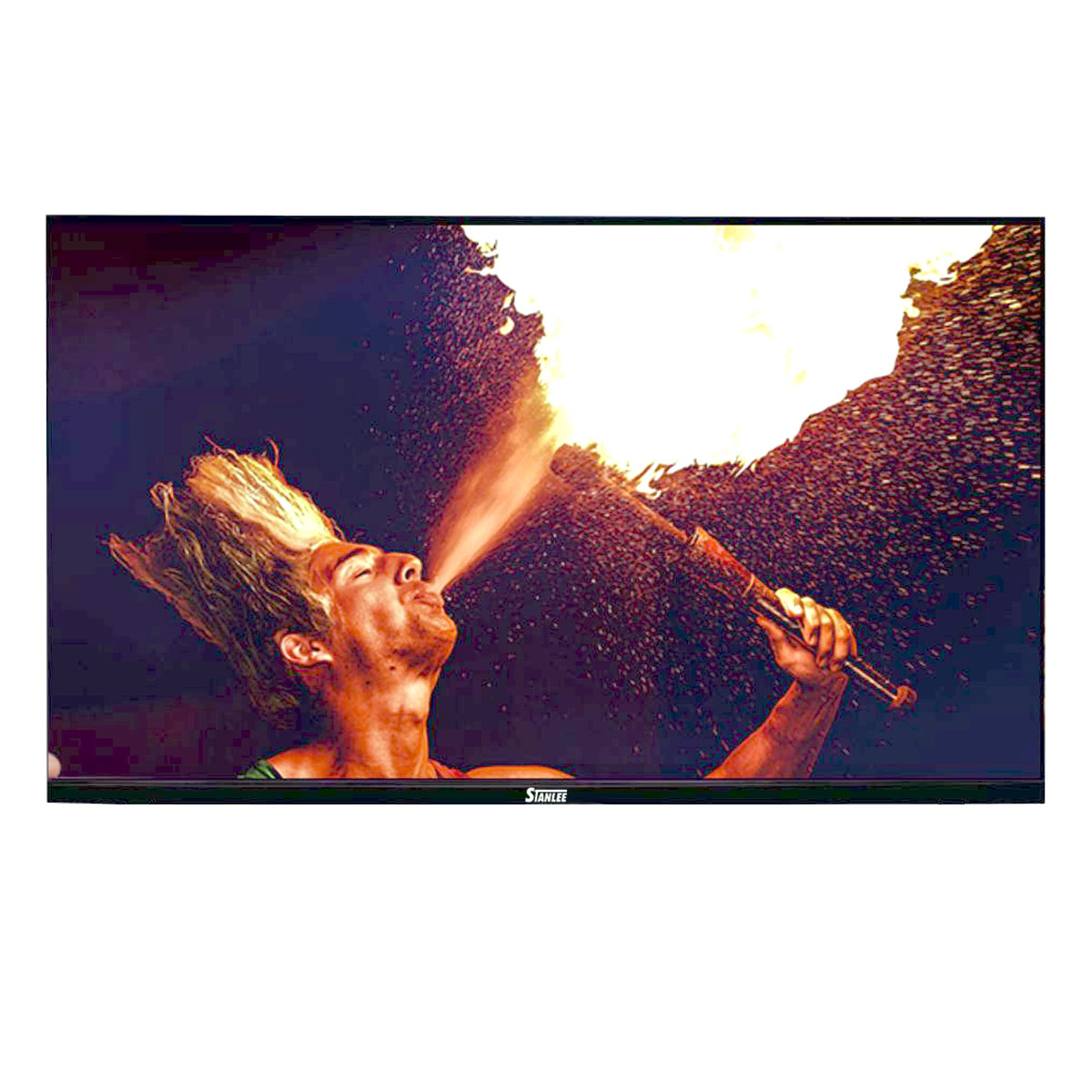 Stanlee India (43 inches) Frameless  Full HD Android Smart LED TV (Black)